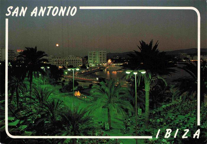 San Antonio Abad Ibiza ES Panorama bei Nacht