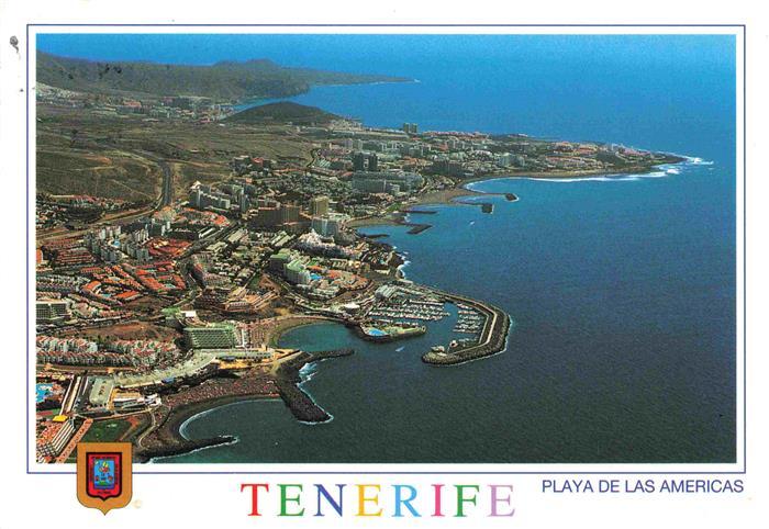 Playa de las Americas Arona Tenerife Islas Canarias ES Fliegeraufnahme