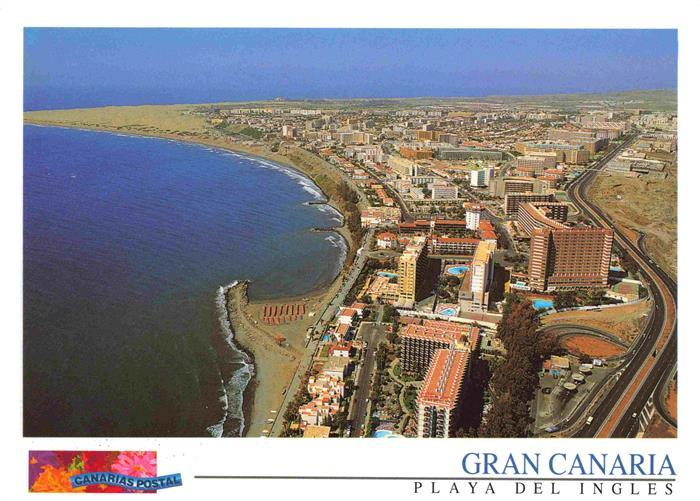 Playa del Ingles Gran Canaria ES Fliegeraufnahme
