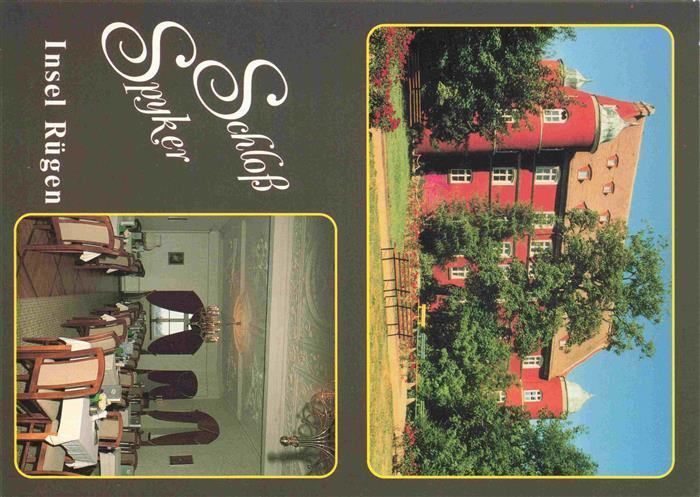 Glowe Ruegen Schloss Spyker Restaurant