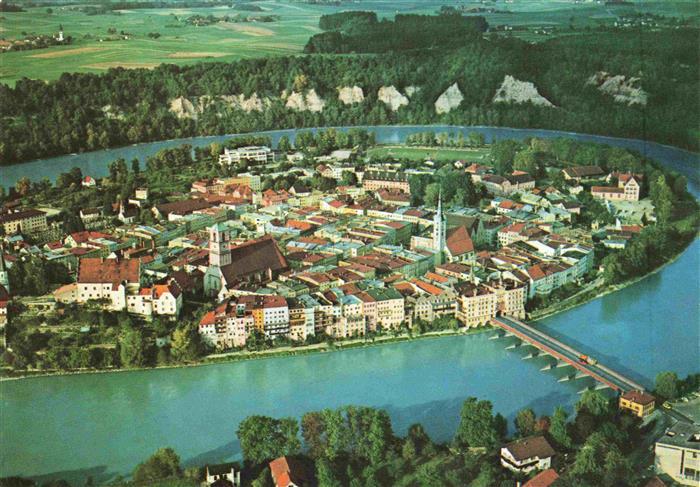 Wasserburg Inn Fliegeraufnahme