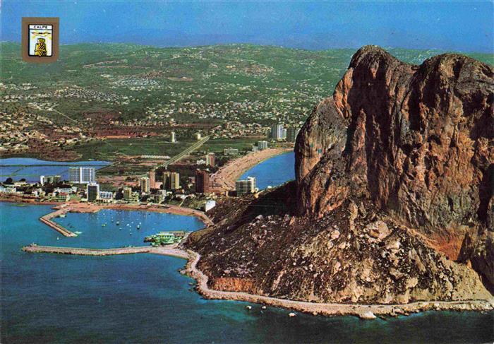 Calpe Calp Alicante ES Vista aerea del Penon de Ifach