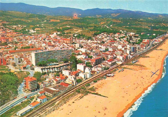 Canet de Mar Barcelona Cataluna ES Fliegeraufnahme