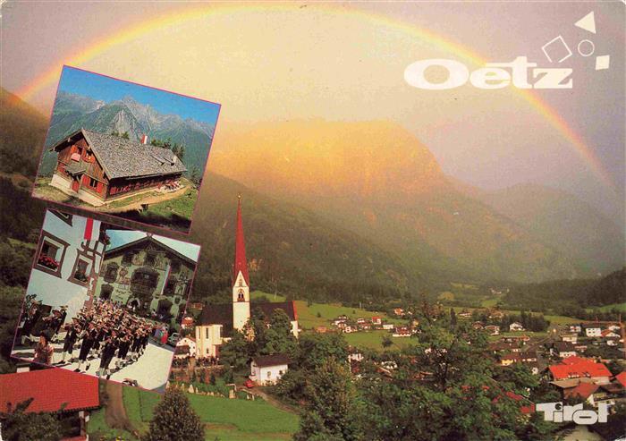 Oetz oetz Tirol AT Armelen Huette Gasthof Stern Kirche Panorama