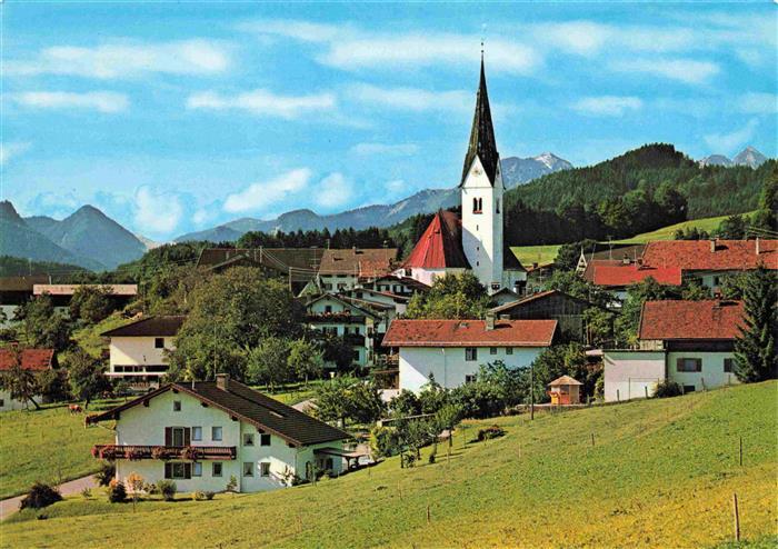 Toerwang Ortsansicht mit Blick gegen Wendelstein
