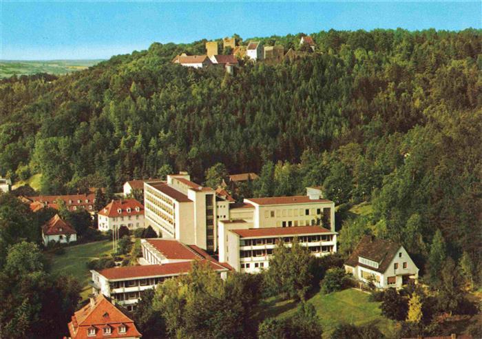 Bad Neustadt Saale Kuranstalt Fraenkische Saale mit Salzburg