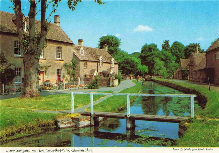 Gloucestershire UK Lower Slaughter near Bourton on the Water