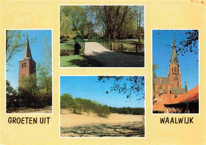 Waalwijk Turm Bruecke Strand Kirche