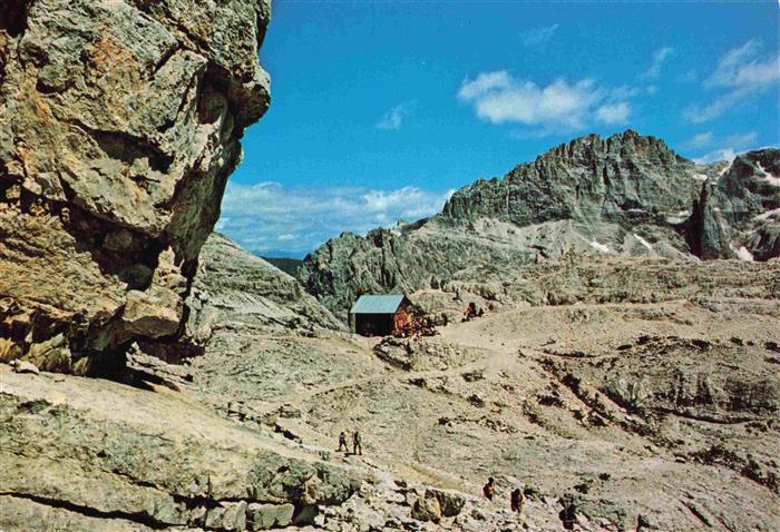 Buellelejochhuette Rifugio Pian di  Cengia Cima Undici Elferkogel Monte Giralba