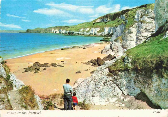 Portrush Northern Ireland UK White Rocks