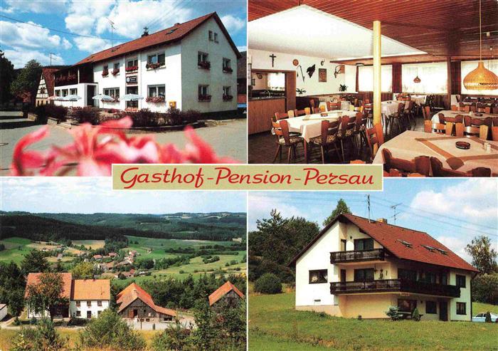 Pottenstein Oberfranken Gasthof Pension Persau Gastraum Panorama