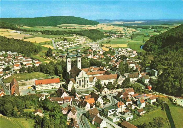 Zwiefalten Wuerttemberg Muenster Ehem Benediktiner Klosterkirche Fliegeraufnahme