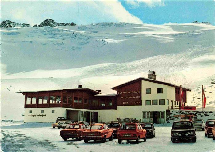 Soelden  oetztal AT oetztaler Gletscherstrasse Doppelsesselbahn Rettenbachjoch