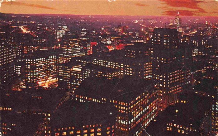 BOSTON Massachusetts USA Downtown Boston at Twilight
