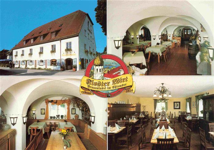Frauenchiemsee Insel Bayern Kloster Wirt Hotel Gastraeume