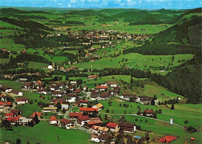 Steibis Oberstaufen Fliegeraufnahme