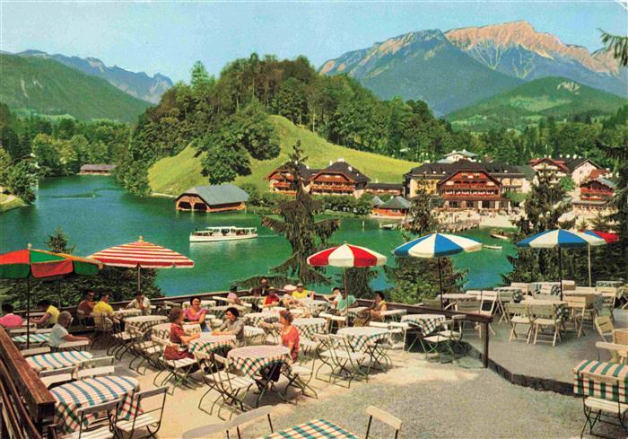 Koenigssee-Muehlleiten Schoenau Berchtesgaden Cafe Restaurant Malerwinkel Terras
