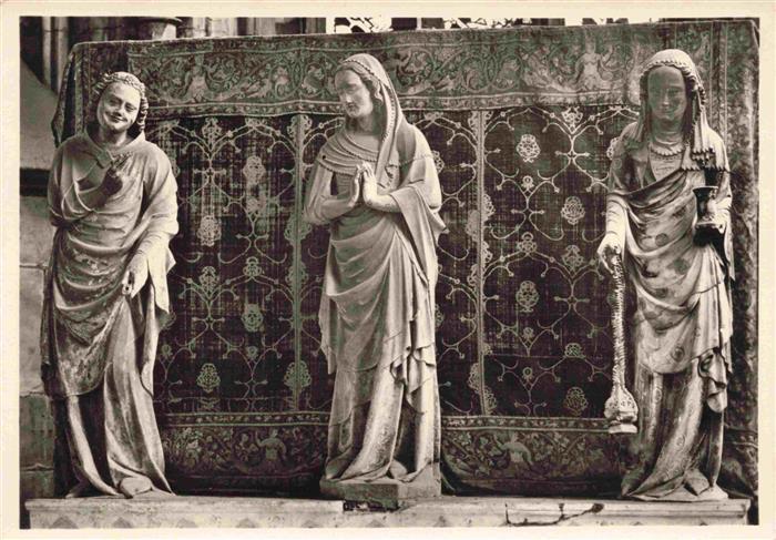 Halberstadt Harz Dom Maria mit Salbgefaess aus einem Heiligen Grabe Maria und En