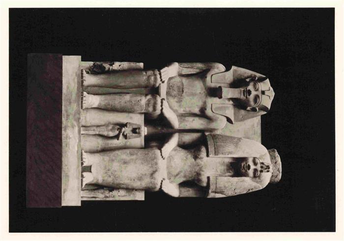 Egypt aegypten Egyptian Museum 18th Dynasty Limestone group of King Amenophis II
