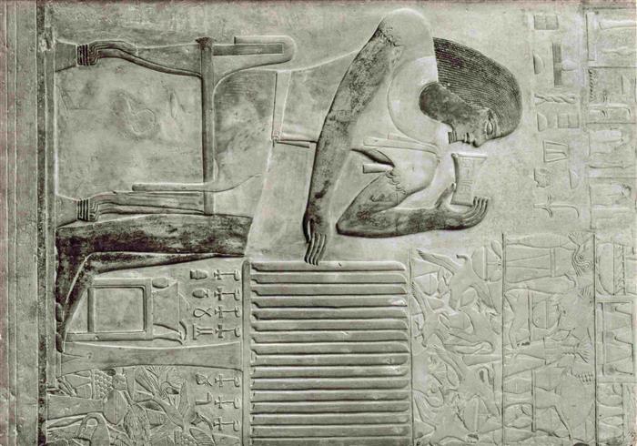 Sakkara Saqqarah Egypt Ptah hotep am Speisetische Grab Mastaba des Prah hotep