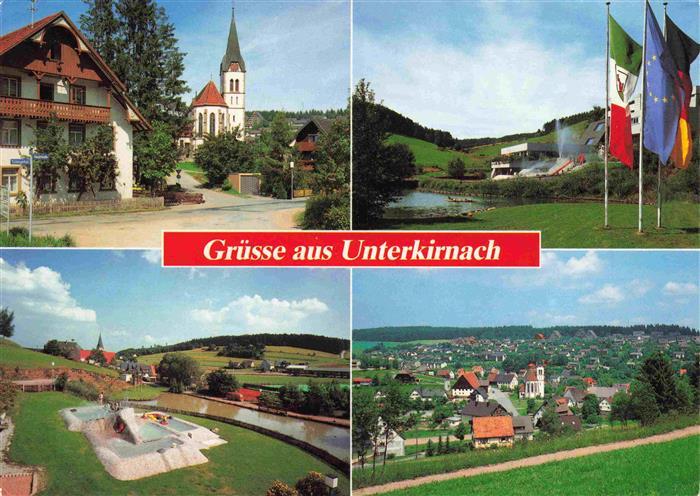 Unterkirchnach Schwarzwald Kirche Panorama Fliegeraufnahmen