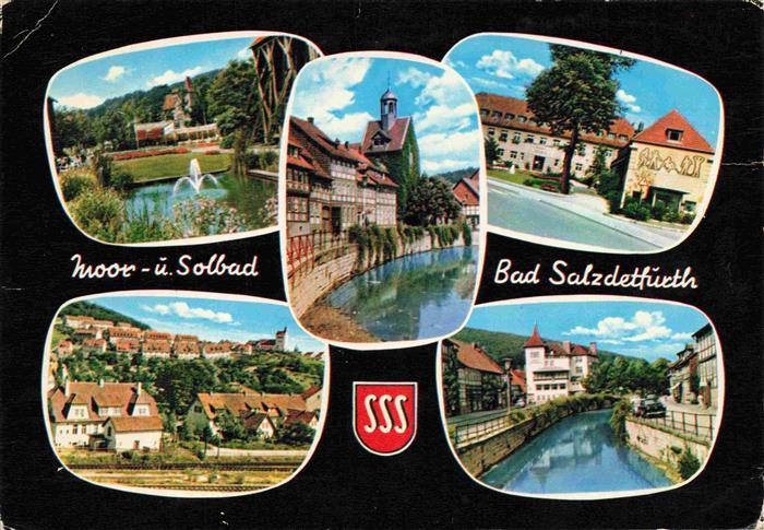 Bad Salzdetfurth Moor und Solbad Park Teilansichten Kanal
