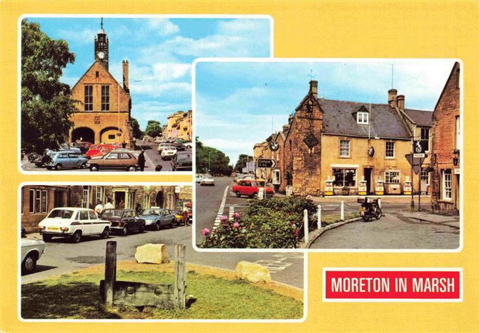 Moreton-in-Marsh Motive Stadtzentrum Kirche