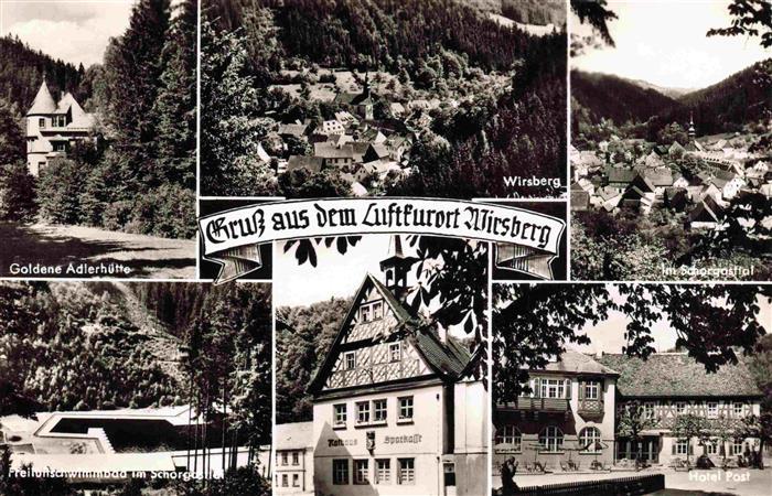 Wirsberg Kulmbach Bayern Goldene Adlerhuette Freibad Wirsberg Schorgasttal Hotel