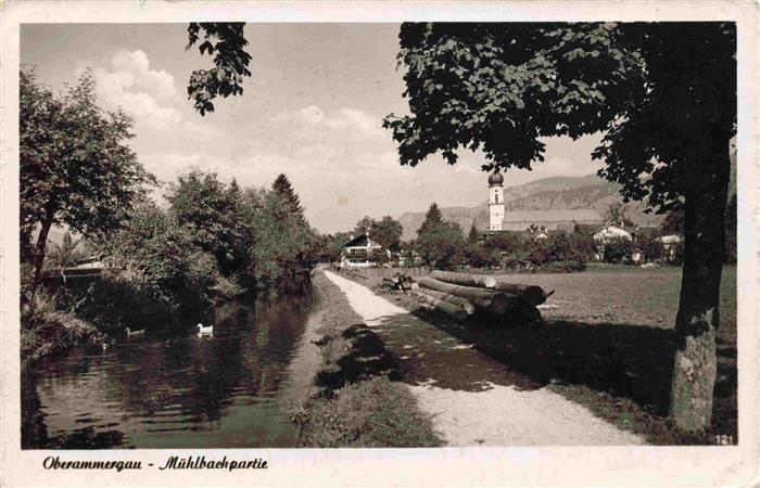 OBERAMMERGAU Bayern Muehlbachpartie