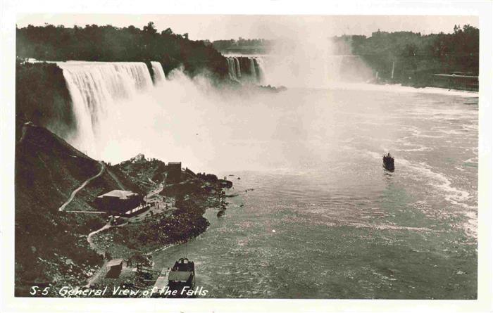 NIAGARA FALLS New York USA General View of the Falls