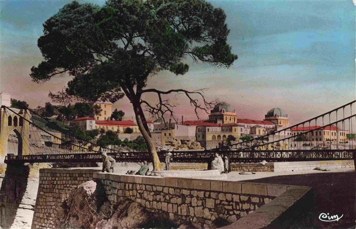 Constantine Algerie Pont Sidi-M'Cid et l'Hôpital Civil