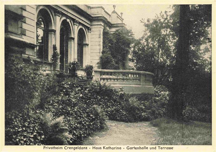 WITTEN  RUHR Privatheim Crengeldanz Haus Katharina Gartenhalle und Terrasse
