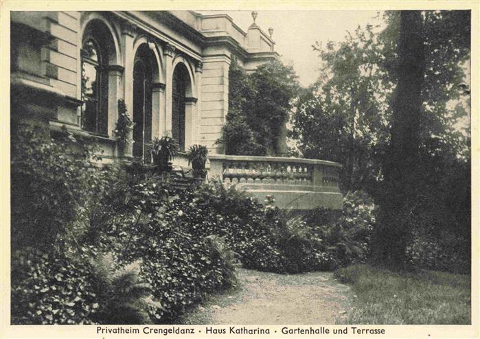 WITTEN  RUHR Privatheim Crengeldanz Haus Katharina Gartenhalle und Terrasse