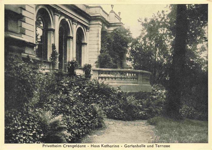 WITTEN  RUHR Privatheim Crengeldanz Haus Katharina Gartenhalle und Terrasse