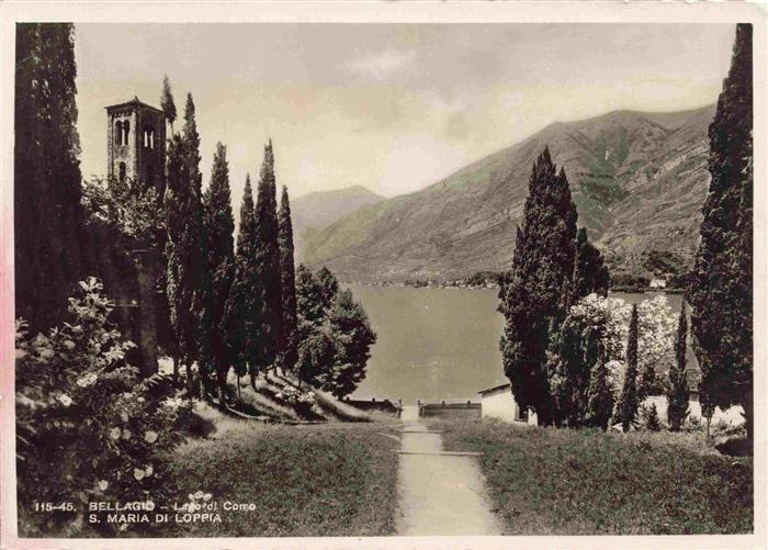 Bellagio Lago di Como IT Panorama Santa Maria di Loppia