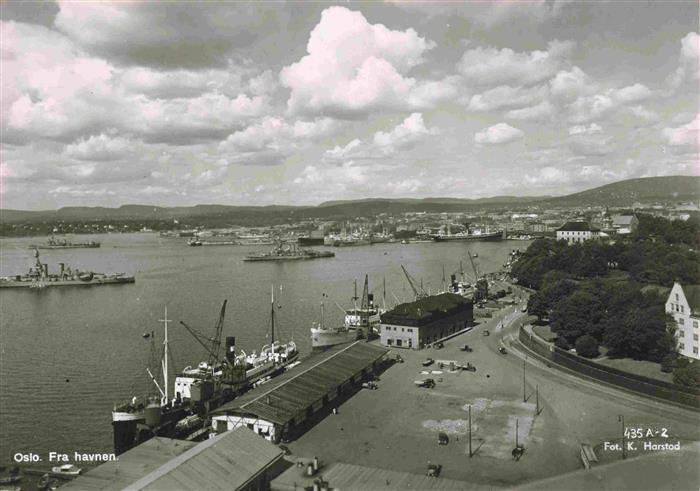 Oslo Norge Hafenpartie