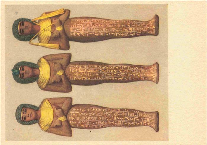 CAIRO  Kairo Caire Egypt No. 15 Tut ank Amens Treasures Three royal Shawabti of
