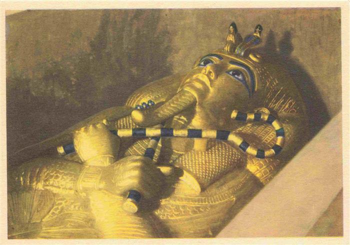 CAIRO  Kairo Caire Egypt No. 7 Tut ank Amens Treasures 3rd woode