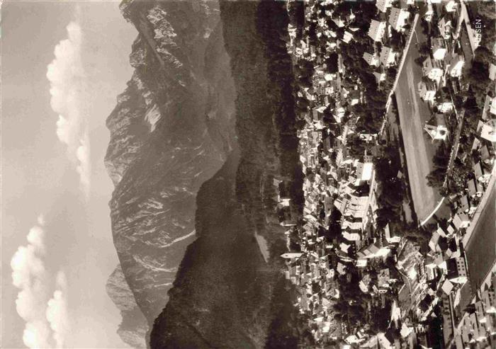 Fuessen am Lech Allgaeu Bayern Fliegeraufnahme mit Koellespitze Schlicke und Vil