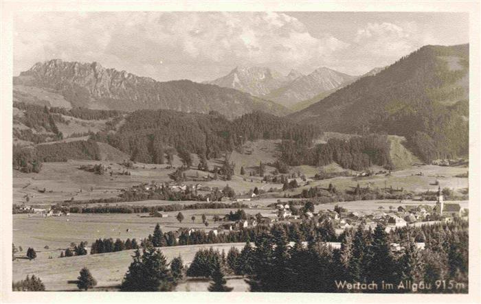 Wertach Bayern mit Sorgschrofen und Gaishorn