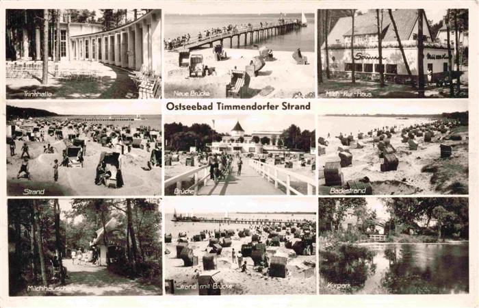 Timmendorfer Strand Timmendorferstrand Timmendorf Trinkhalle Neue Bruecke Strand
