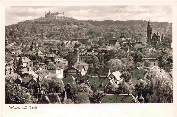 Coburg Bayern Veste Coburg Fliegeraufnahme