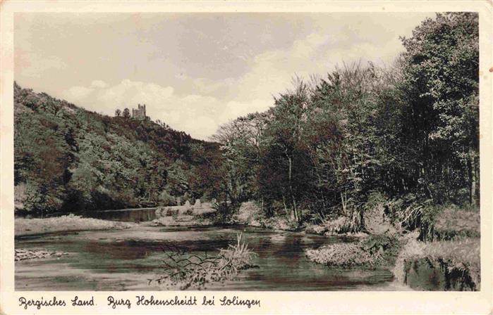 SOLINGEN NRW Bergisches Land Burg Hohenscheidt