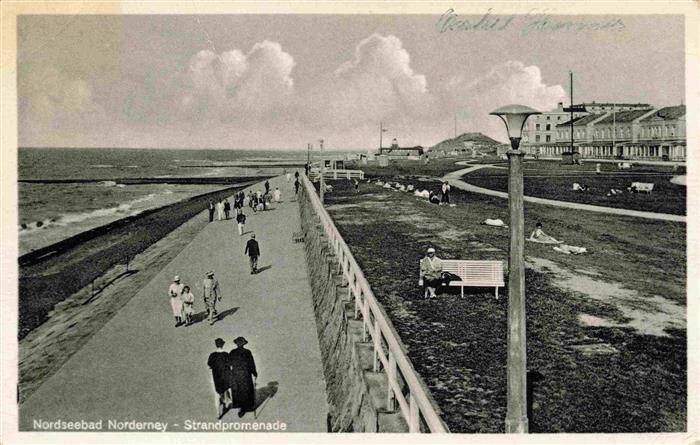 NORDERNEY Nordseebad Strandpromenade