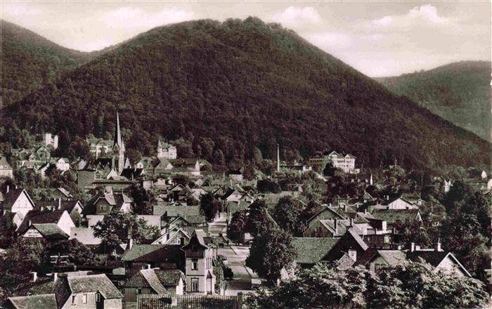 BAD HARZBURG Fliegeraufnahme mit Burgberg