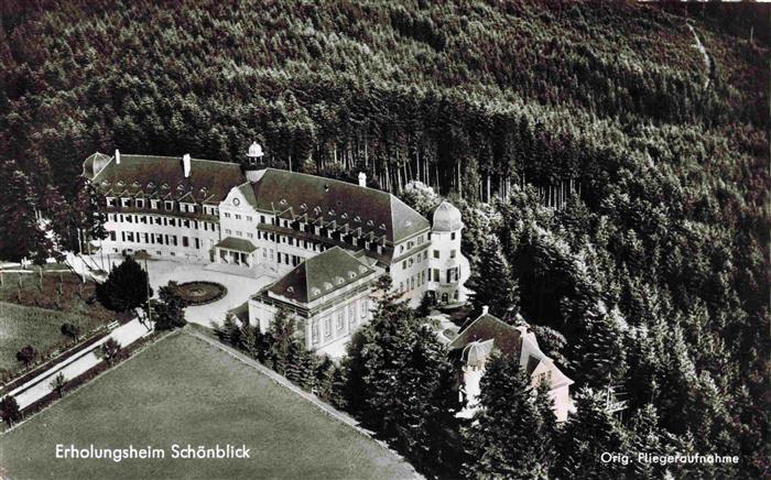 Schwaebisch Gmuend BW Erholungsheim Schoenblick Fliegeraufnahme