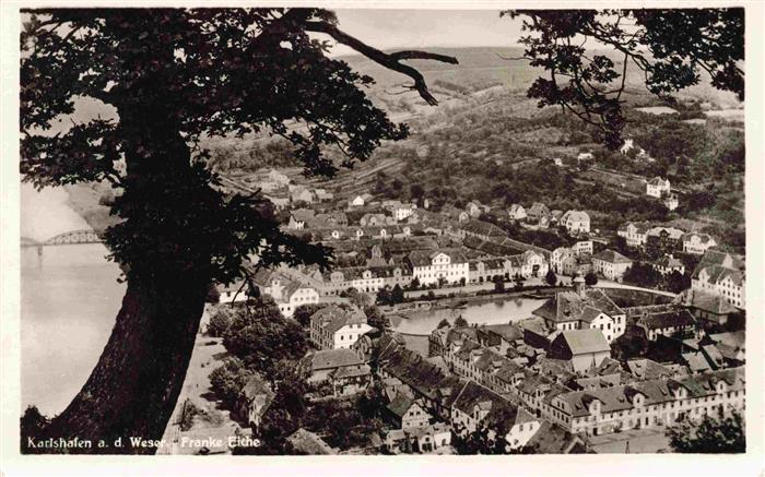 Karlshafen Bad Franke Eiche Weserpartie