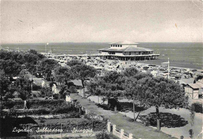 LIGNANO Sabbiadoro Veneto IT Strand Seebruecke