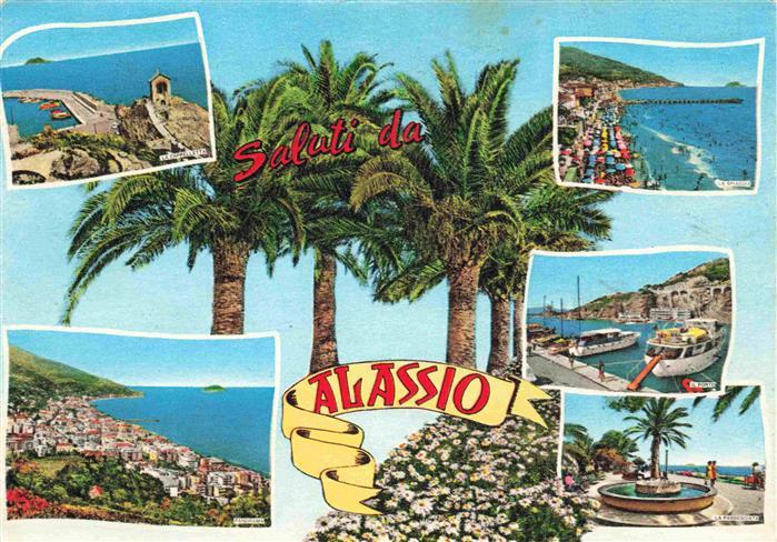 ALAssIO Savona Liguria IT La Cappelletta Panorama La Spiaggia Il Porto La Passeg