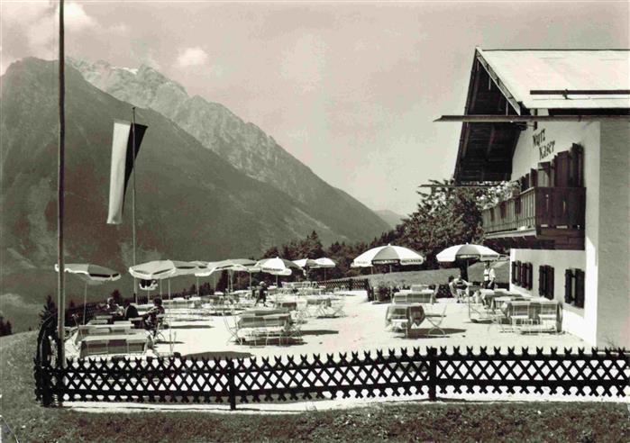 Ramsau  Berchtesgaden Berggasthof Nutzkaser Sonnenterrasse